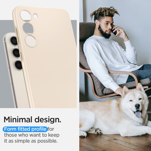 Spigen Samsung Galaxy S23 Skal Thin Fit Pearled Ivory