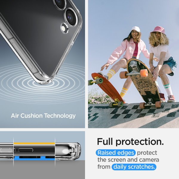 Spigen Samsung Galaxy S23 Skal Ultra Hybrid Crystal Clear