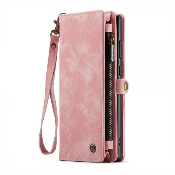 CaseMe Samsung Galaxy S23 Ultra Fodral 008 Series Löstagbart Skal Rosa