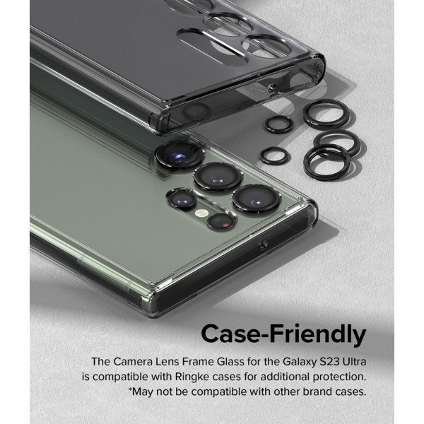 Ringke Samsung Galaxy S23 Ultra Kameraskydd Camera Lens Frame Svart