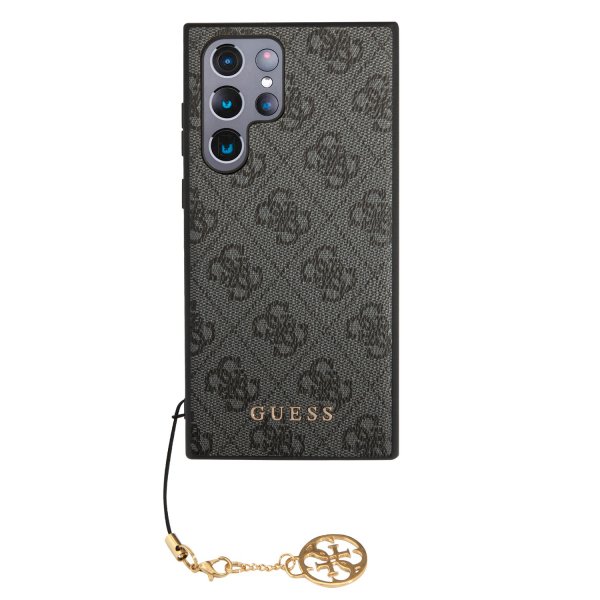 Guess Samsung Galaxy S23 Ultra Skal 4G Charms Grå