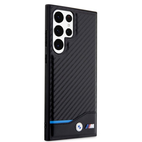 BMW Samsung Galaxy S23 Ultra Skal Carbon & Stripe Svart
