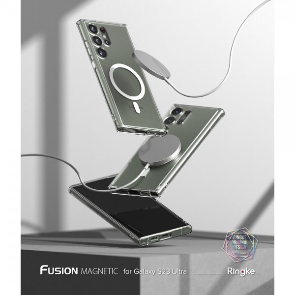 Ringke Samsung Galaxy S23 Ultra Skal Fusion Magnetic Matte Clear