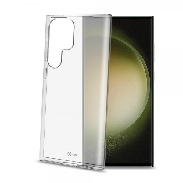 Celly Samsung Galaxy S23 Ultra Skal GELSKIN Transparent
