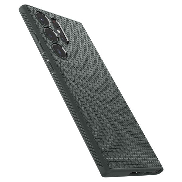 Spigen Samsung Galaxy S23 Ultra Skal Liquid Air Abyss Green