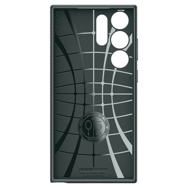 Spigen Samsung Galaxy S23 Ultra Skal Liquid Air Abyss Green