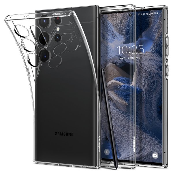 Spigen Samsung Galaxy S23 Ultra Skal Liquid Crystal Crystal Clear
