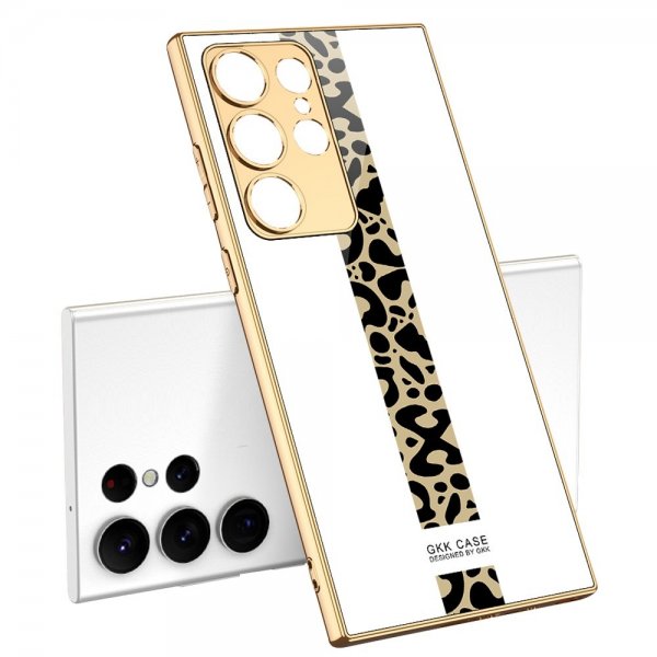 GKK Samsung Galaxy S23 Ultra Skal Motiv Leopard