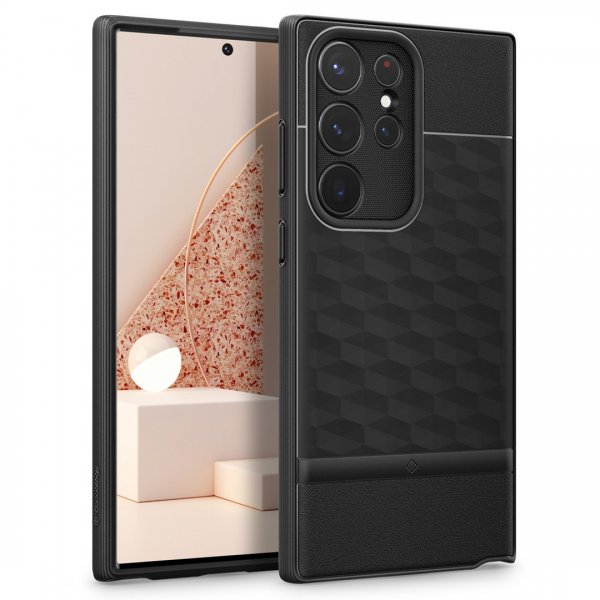 Caseology Samsung Galaxy S23 Ultra Skal Parallax Matte Black