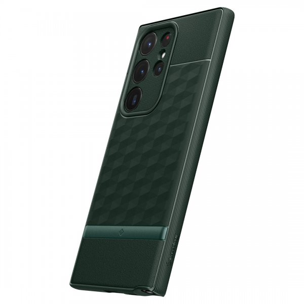 Caseology Samsung Galaxy S23 Ultra Skal Parallax Midnight Green