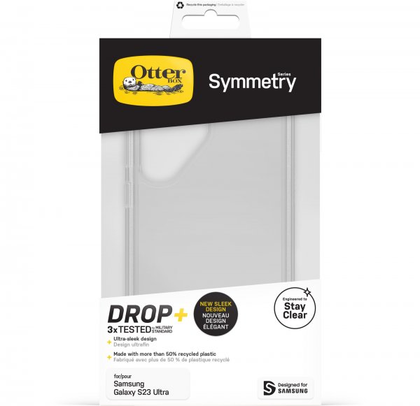Otterbox Samsung Galaxy S23 Ultra Skal Symmetry Clear Transparent