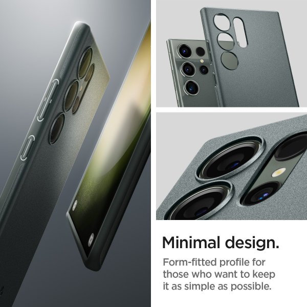 Spigen Samsung Galaxy S23 Ultra Skal Thin Fit Abyss Green