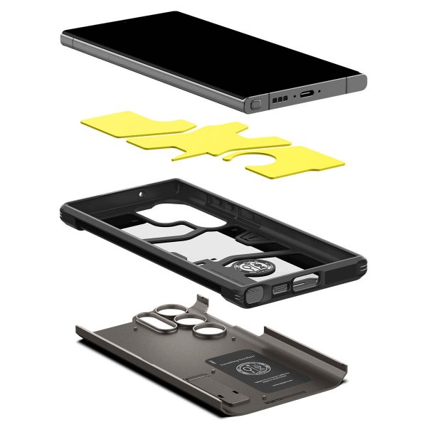 Spigen Samsung Galaxy S23 Ultra Skal Tough Armor Gunmetal