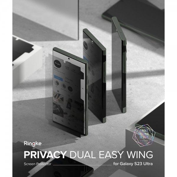 Ringke Samsung Galaxy S23 Ultra Skärmskydd Privacy Dual Easy Film
