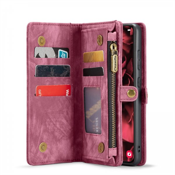 CaseMe Samsung Galaxy S24 FE Fodral 008 Series Löstagbart Skal Röd