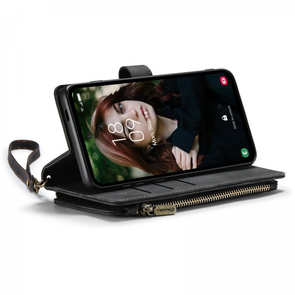 CaseMe Samsung Galaxy S24 FE Fodral C30 Series Svart