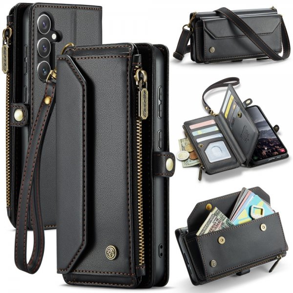 CaseMe Samsung Galaxy S24 FE Fodral C36 Series Svart