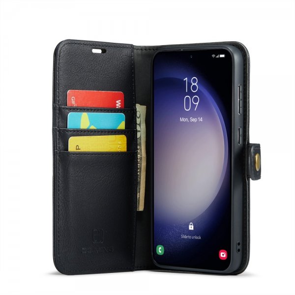 Dg.Ming Samsung Galaxy S24 FE Fodral med Löstagbart Skal Svart