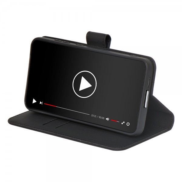 Puro Samsung Galaxy S24 FE Fodral Wallet Stand Svart