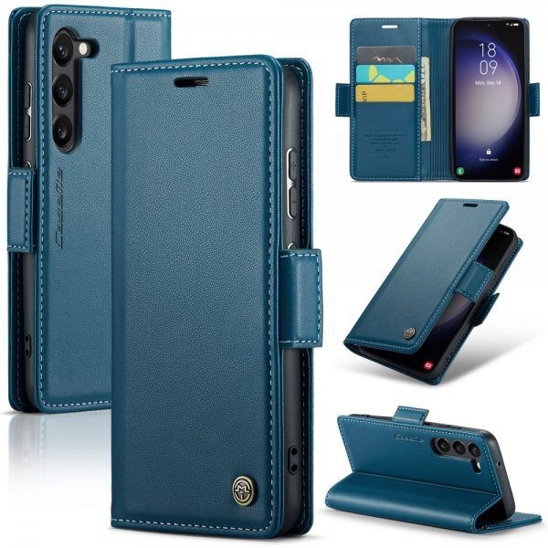 CaseMe Samsung Galaxy S24 Fodral 023 Series Blå