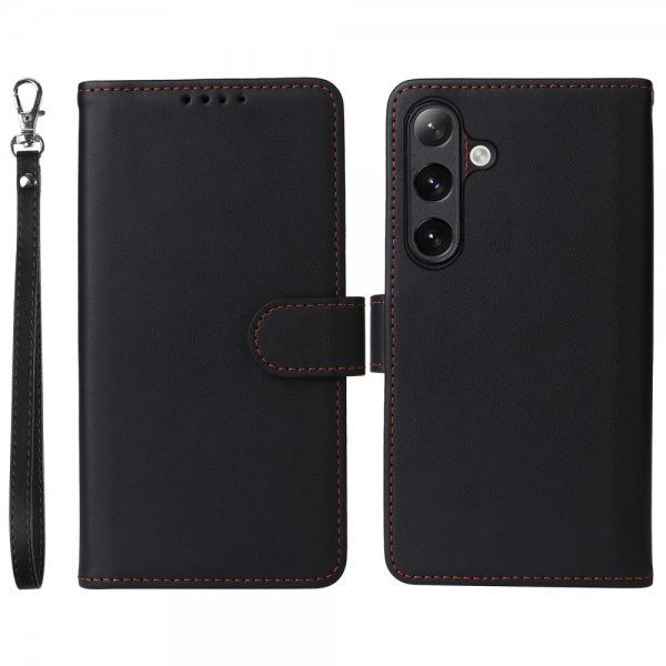 Betopnice Samsung Galaxy S24 Fodral med Löstagbart Skal 005 Svart
