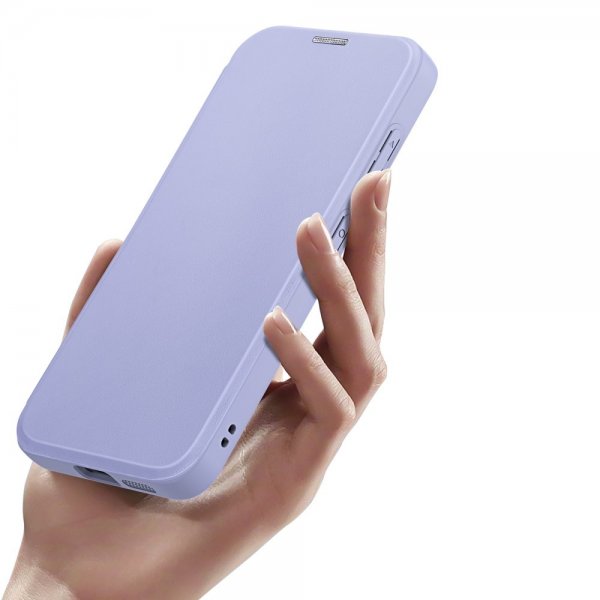 Dux Ducis Samsung Galaxy S24 Fodral Skin X Pro Series Kickstand MagSafe Lila