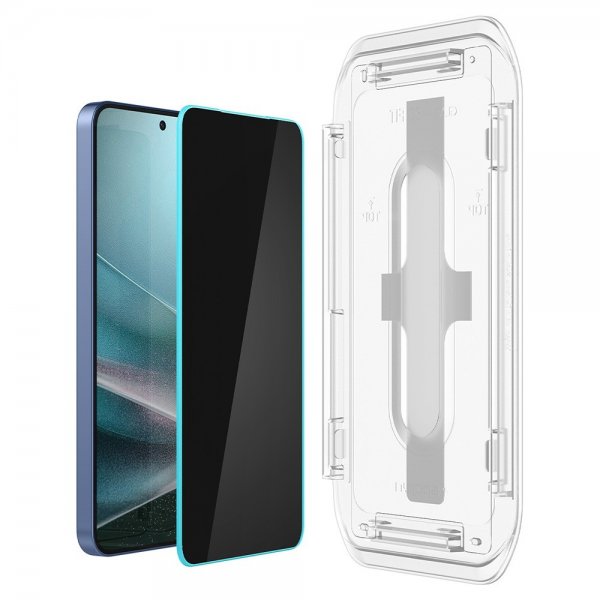 Spigen Samsung Galaxy S24/Galaxy S25 Skärmskydd GLAS.tR EZ Fit Privacy 2-pack