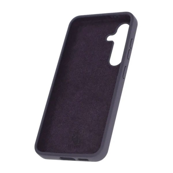 Rvelon Samsung Galaxy S24 Skal Silikon Mörklila