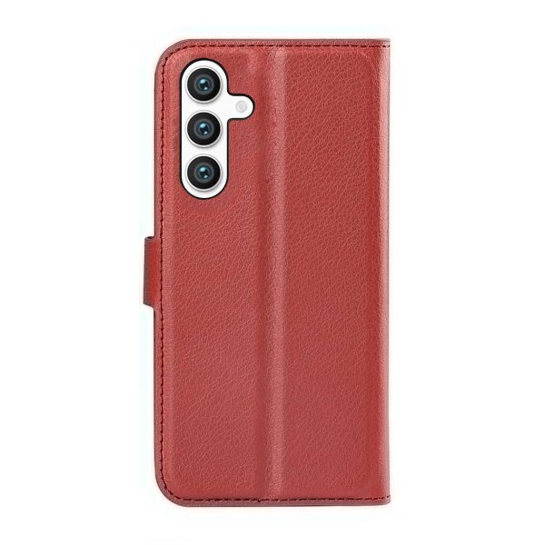 Samsung Galaxy S24 Fodral med Stativ Brun