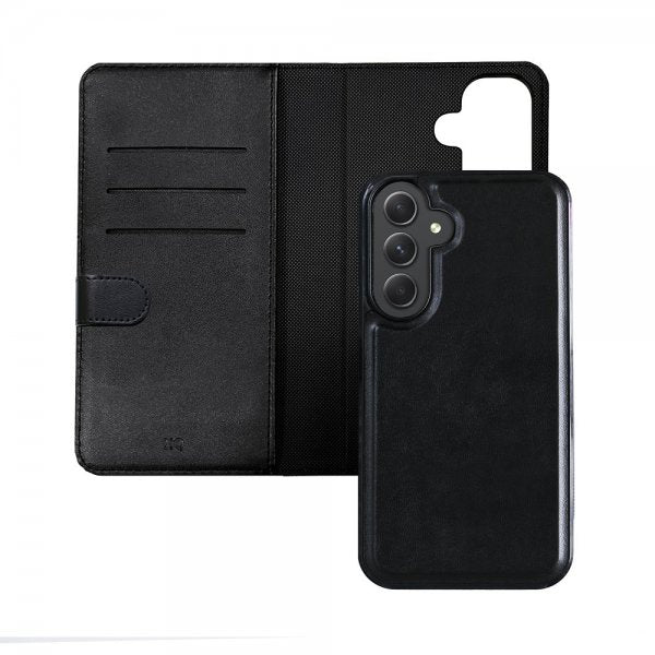 Xqisit Samsung Galaxy S24 Plus Fodral 2-in-1 Wallet Case Svart