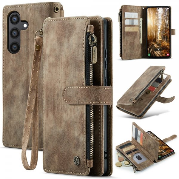 CaseMe Samsung Galaxy S24 Plus Fodral C30 Series Brun