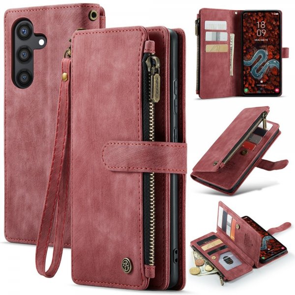 CaseMe Samsung Galaxy S24 Plus Fodral C30 Series Röd