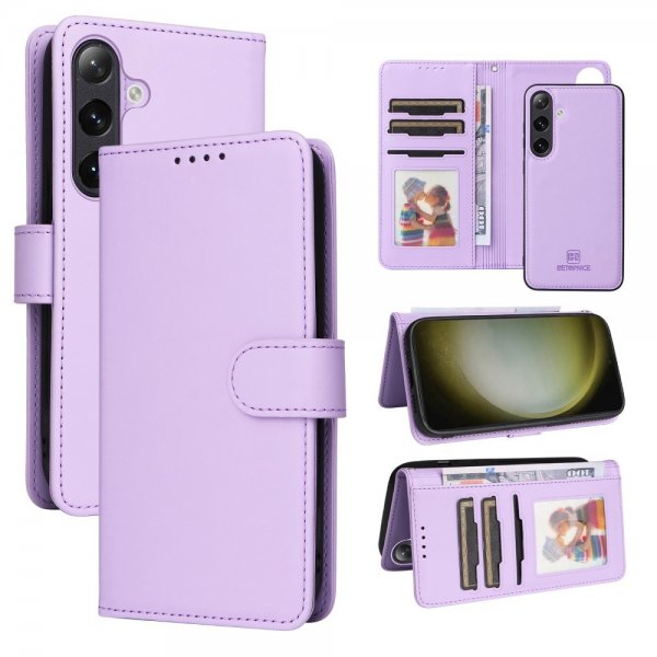 Betopnice Samsung Galaxy S24 Plus Fodral med Löstagbart Skal 005 Lila