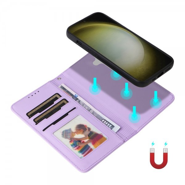 Betopnice Samsung Galaxy S24 Plus Fodral med Löstagbart Skal 005 Lila