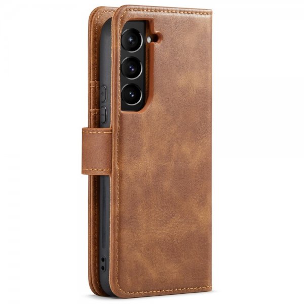 Dg.Ming Samsung Galaxy S24 Plus Fodral med Löstagbart Skal Brun