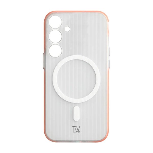 Rvelon Samsung Galaxy S24 Plus Skal Korrugerad MagSafe Orange