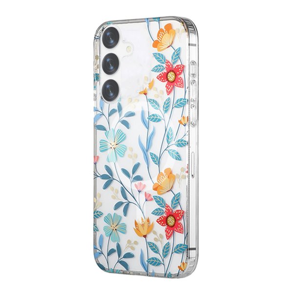 Samsung Galaxy S24 Plus Skal Blommönster MagSafe Kvistar
