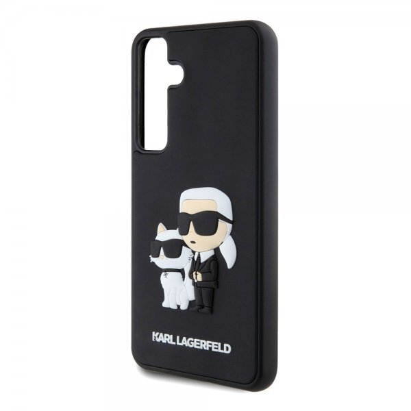 Karl Lagerfeld Samsung Galaxy S24 Plus Skal 3D Rubber Karl & Choupette Svart