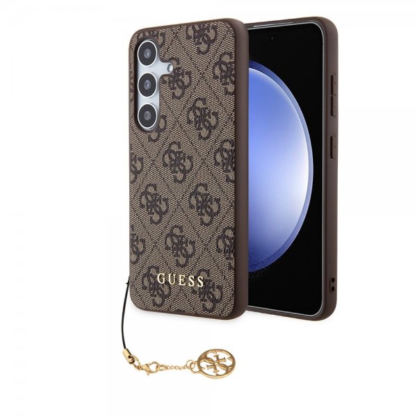 Guess Samsung Galaxy S24 Plus Skal 4G Charm Brun