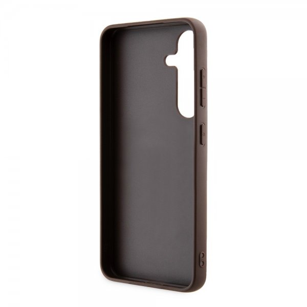 Guess Samsung Galaxy S24 Plus Skal 4G Metal Logo Brun