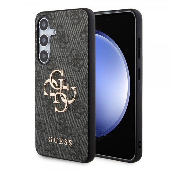 Guess Samsung Galaxy S24 Plus Skal 4G Metal Logo Svart