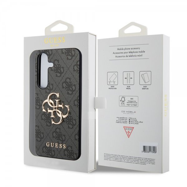 Guess Samsung Galaxy S24 Plus Skal 4G Metal Logo Svart