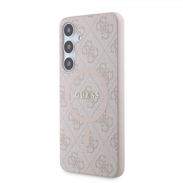 Guess Samsung Galaxy S24 Plus Skal 4G Pattern MagSafe Rosa