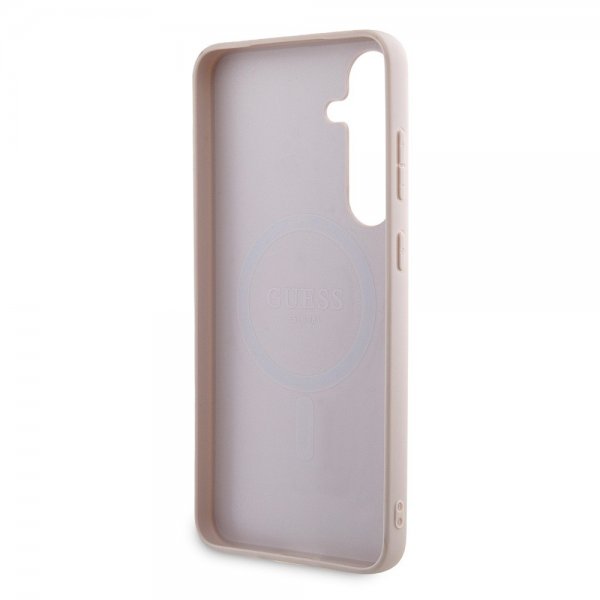 Guess Samsung Galaxy S24 Plus Skal 4G Pattern MagSafe Rosa