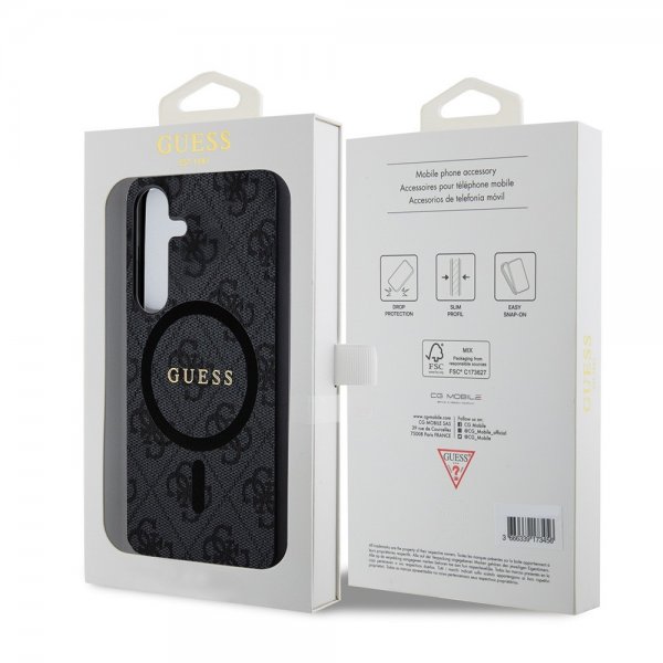Guess Samsung Galaxy S24 Plus Skal 4G Pattern MagSafe Svart