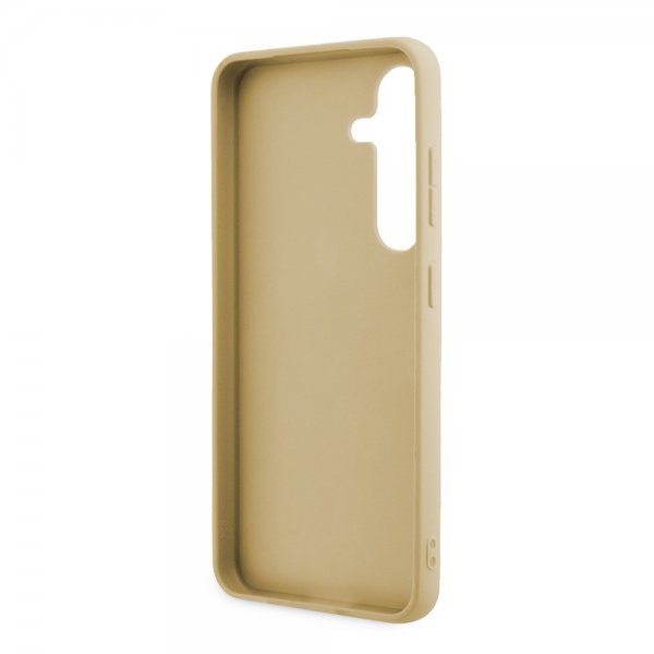 Guess Samsung Galaxy S24 Plus Skal Fixed Glitter Guld