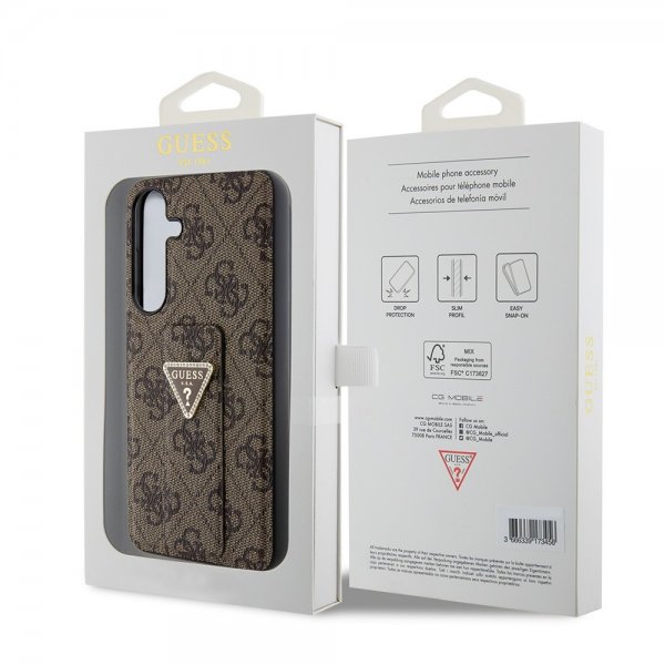 Guess Samsung Galaxy S24 Plus Skal Grip Stand Function Brun