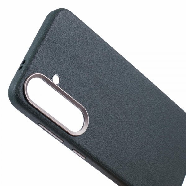 X-Level Samsung Galaxy S24 Plus Skal Lädertextur MagSafe Grön