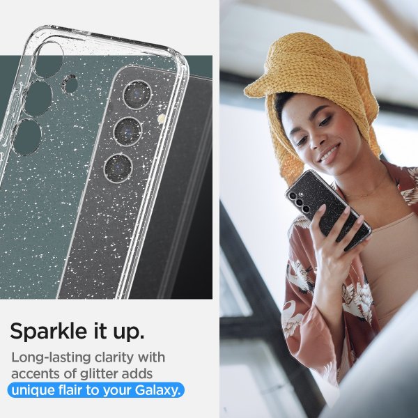 Spigen Samsung Galaxy S24 Plus Skal Liquid Crystal Glitter Crystal Quartz