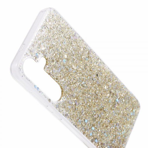 Nordic Covers Samsung Galaxy S24 Plus Skal Sparkle Series Citrine Gold